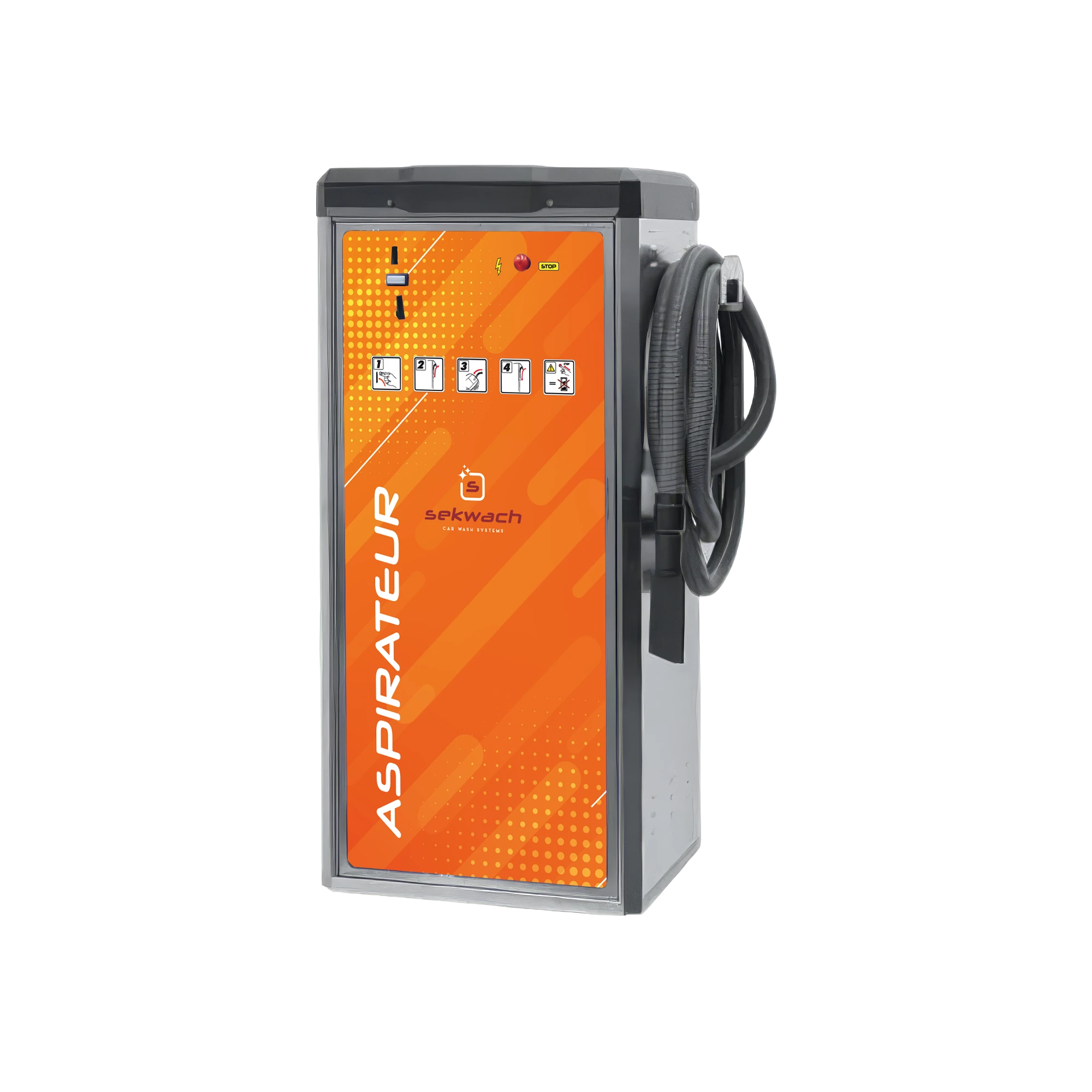 FIRST PROGRESS ADVANCED, aspirateur en libre-service Sekwach